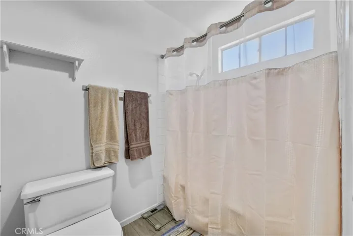 Oval tub with shower!