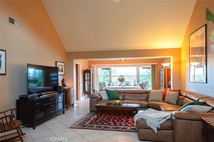 The open living and formal dining area is spacious yet comfortable