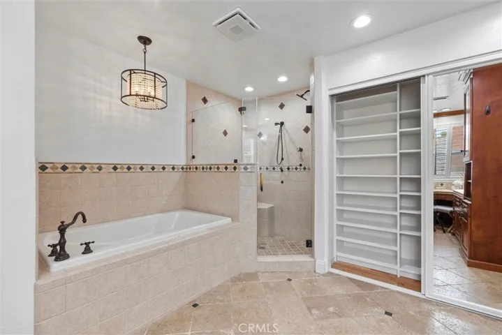 Large primary bathroom