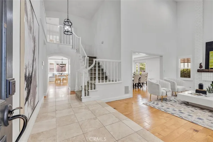 Formal living room entry