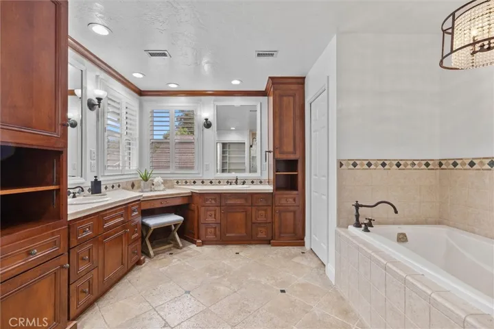 Large primary bathroom