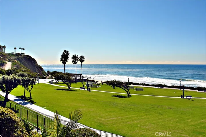 One of the best surfing beaches in south Orange County lies in front of the
house.
