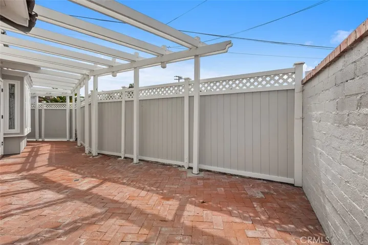 Private Brick Patio