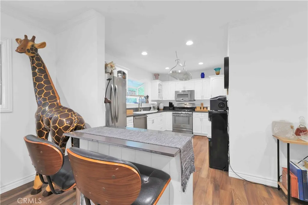 kitchen at 4772 Excelente Drive with stainless steel appliances.