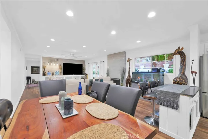 Alternate view of the open floor plan dining area at 4772 Excelente Drive.