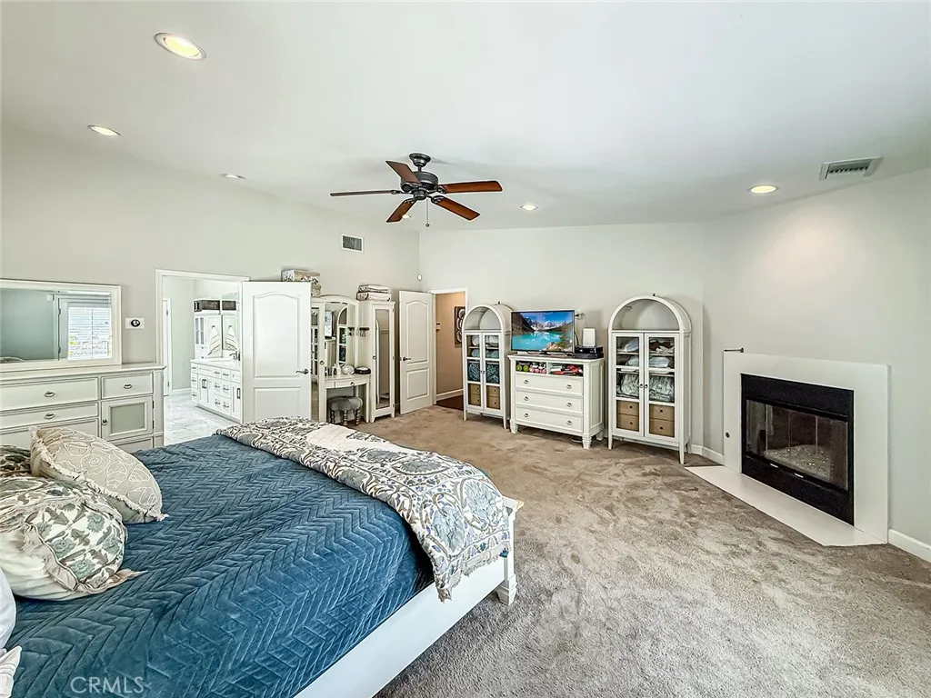 Primary Suite & Fireplace