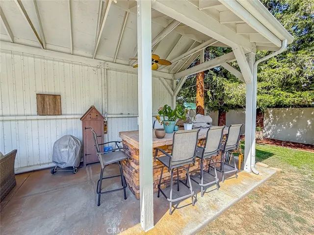 Backyard Bar/Barbeque area