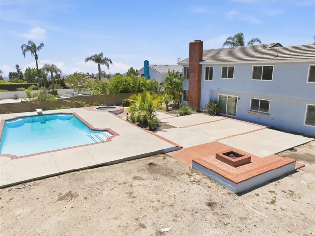Pool, Spa Fire Pit and Patio Deck