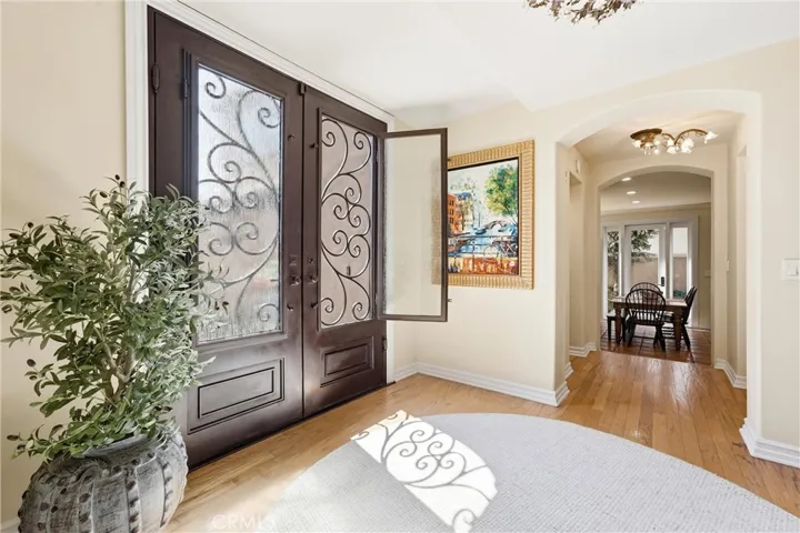 Custom Double Doors with Panels That Open.