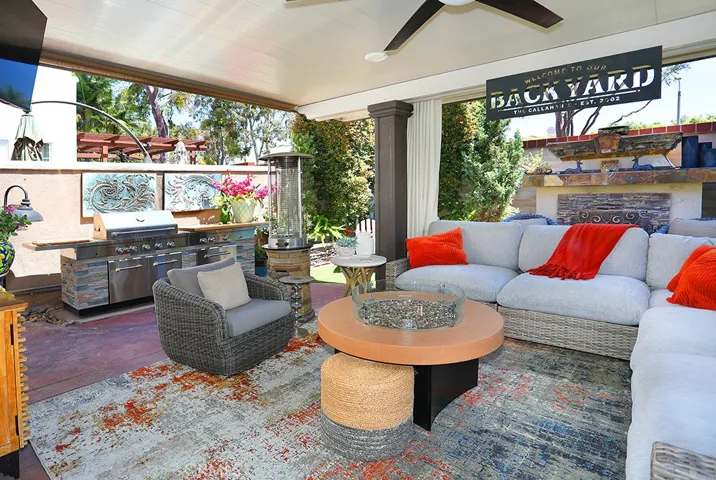 Outdoor Covered Patio.