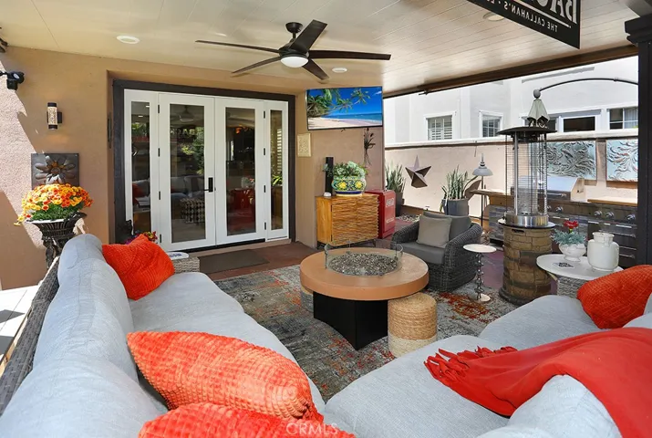 Custom Lighting, Fan, Plug for TV.