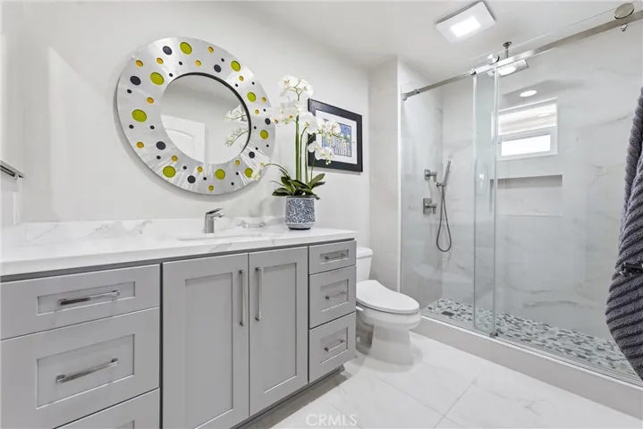 Private Bath in Bedroom 2.