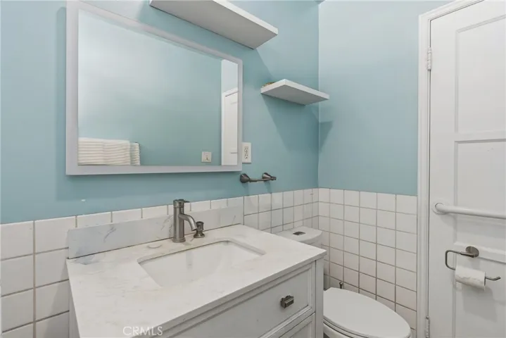 Hallway bathroom