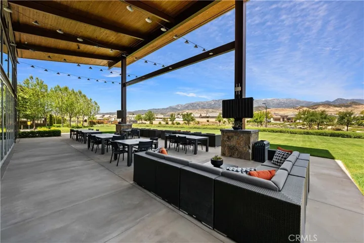 Community patio area