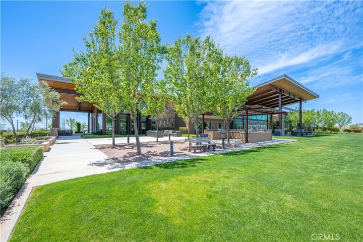 Community exterior patio area