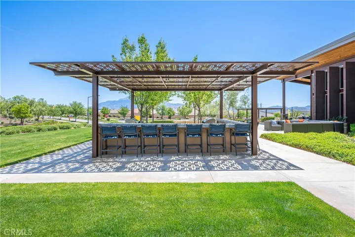 Community exterior patio area