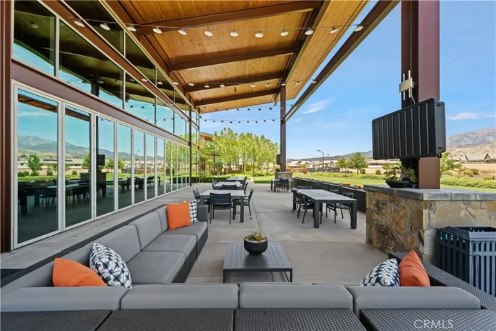 Community patio area