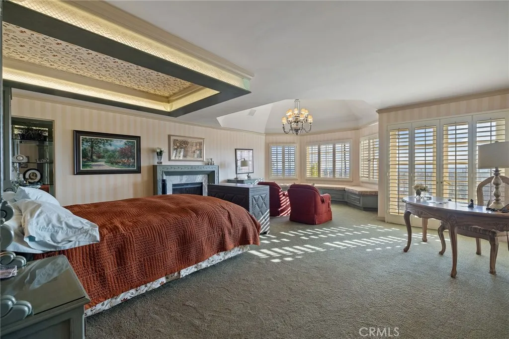 Lighted built-in Royalty bed in primary suite.