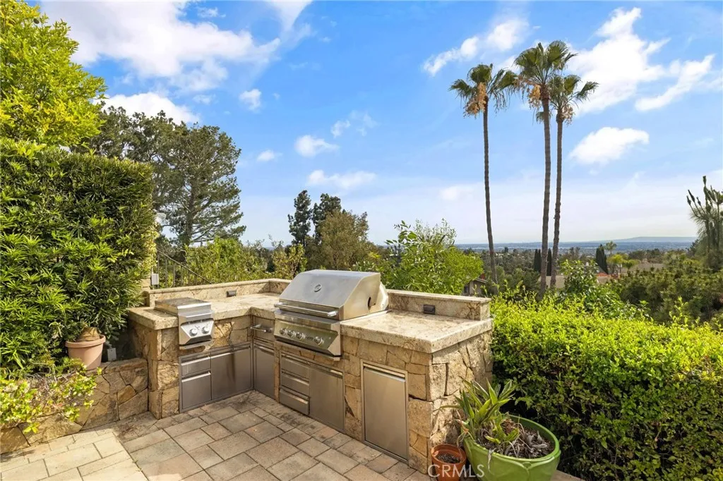 Built-in BBQ.