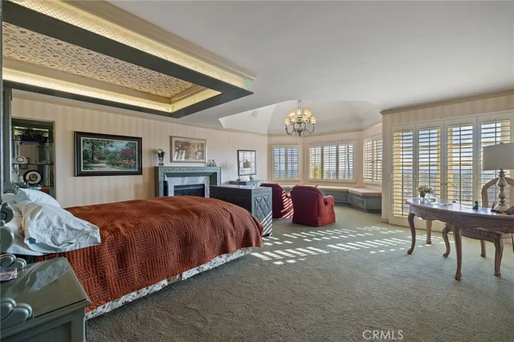 Lighted built-in Royalty bed in primary suite.