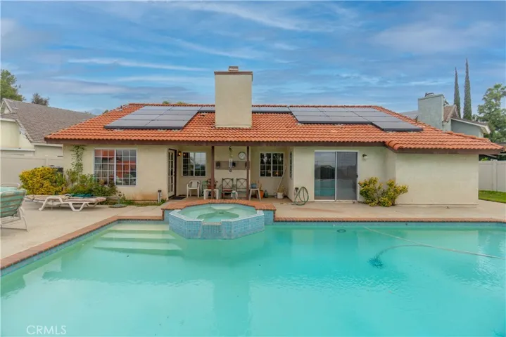 Rear of Home and Back Yard