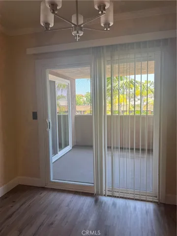 Dining room with Patio access