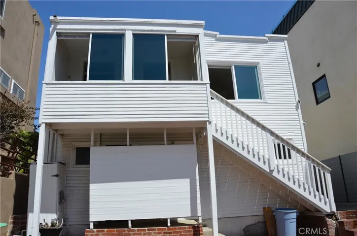 Entrance to unit up these stairs.