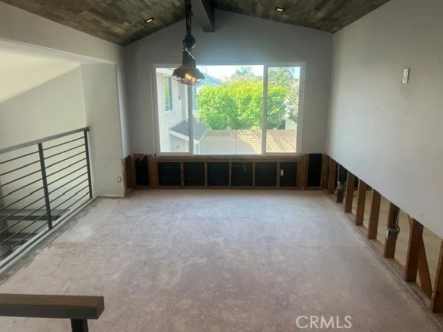 Second Floor Bedroom 4 Converted to Vaulted Ceiling Loft overlooking Living Room