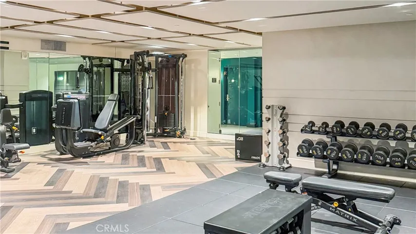 Resident-only Gym (Weight Training Area)