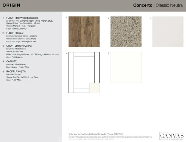 26660 Viola Way design selections! This home is currently under construction and selections are subject to change.