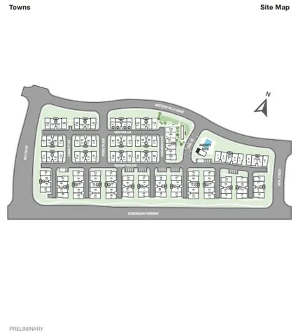Towns Site Map