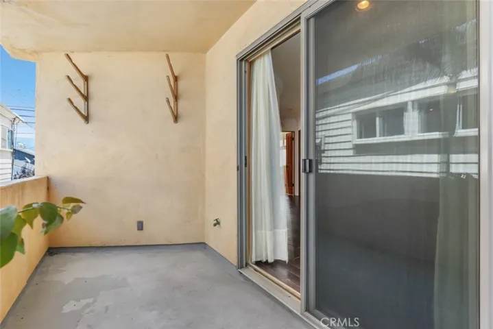 Balcony off primary bedroom