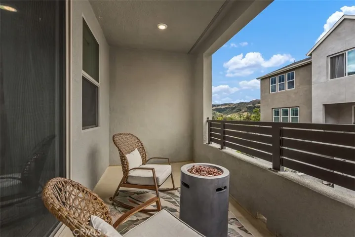 Balcony off the family room