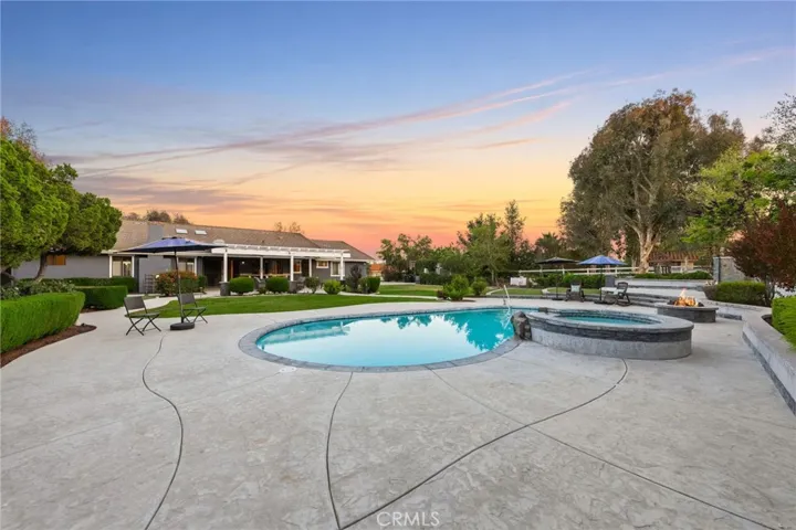 pool and spa backyard paradise