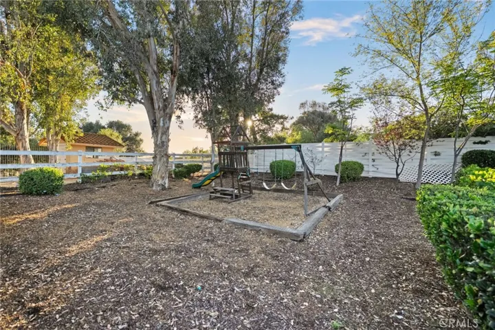 play area in backyard