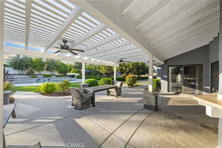 covered patio back yard
