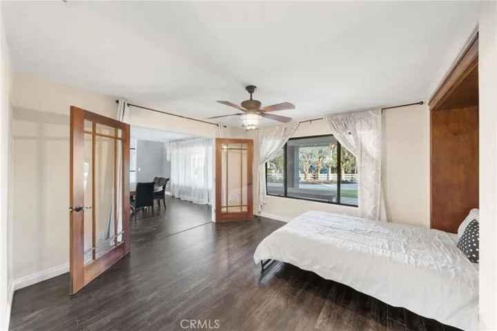 5th bedroom with murphy bed front of home