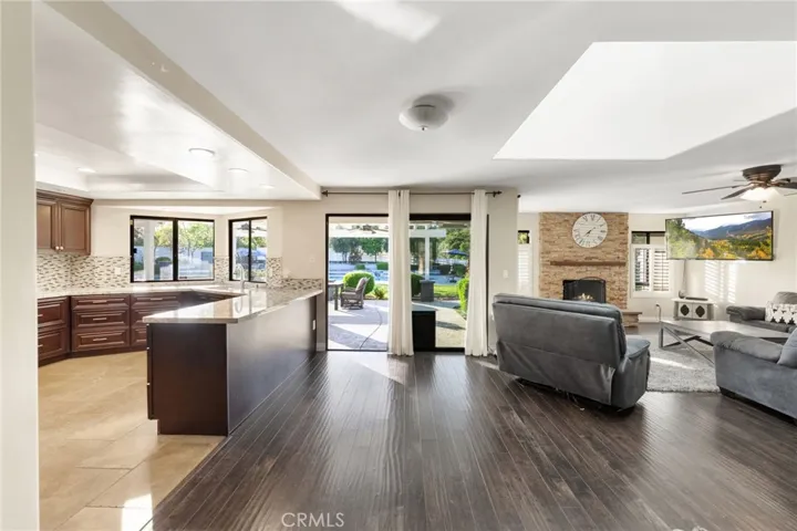 living room kitchen