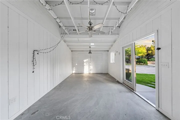 interior of potential ADU, Casita or storage. Electricity and water no sewer.