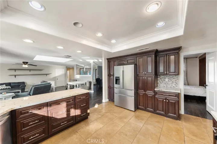kitchen and coffee bar nook