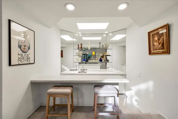 Step down Wet Bar
