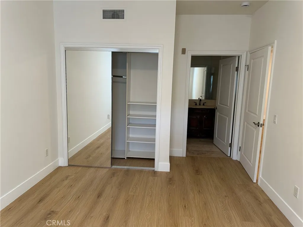 View from the 1st bedroom to the closet