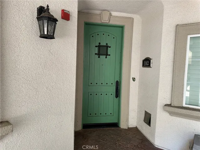 Front door of the unit