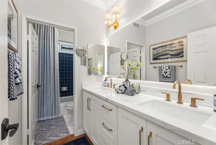 Upgraded secondary Bathroom.