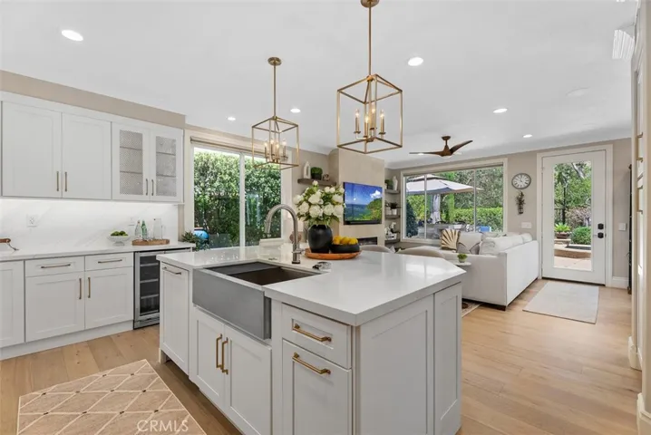 Functional kitchen with modern conveniences. (TV is virtually enhanced)