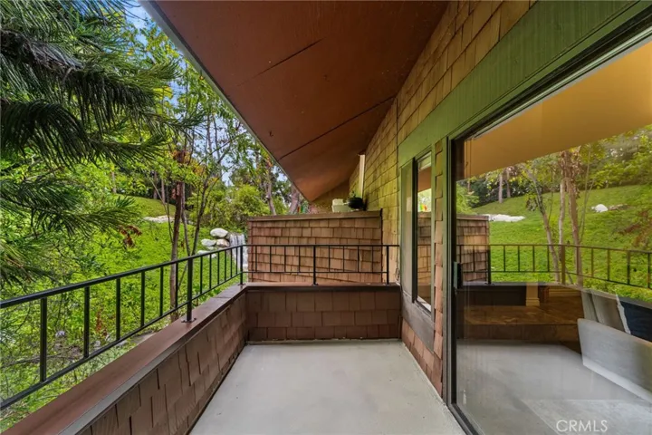 large private patio with peaceful view