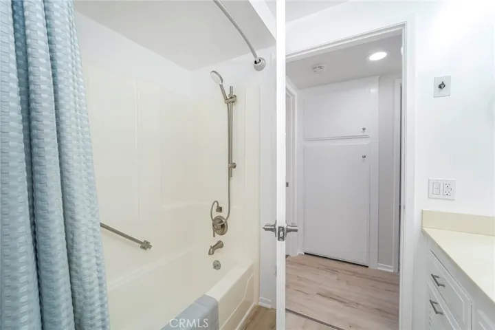 Step in shower and tub.