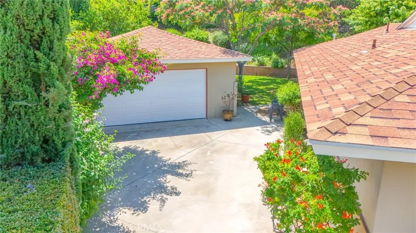 Drone View to Garage