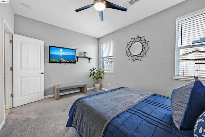 Downstairs bedroom - digitally altered