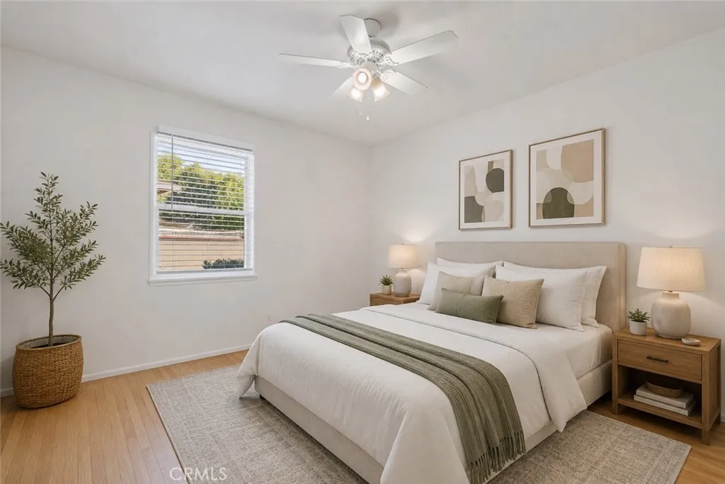 Virtually Staged Bedroom